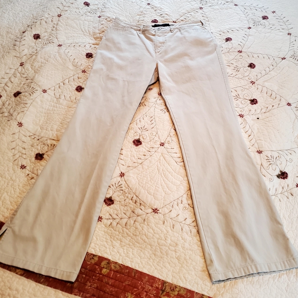 90s Abercrombie and Fitch Flare Legged Khaki Women's size 4 R Cargo